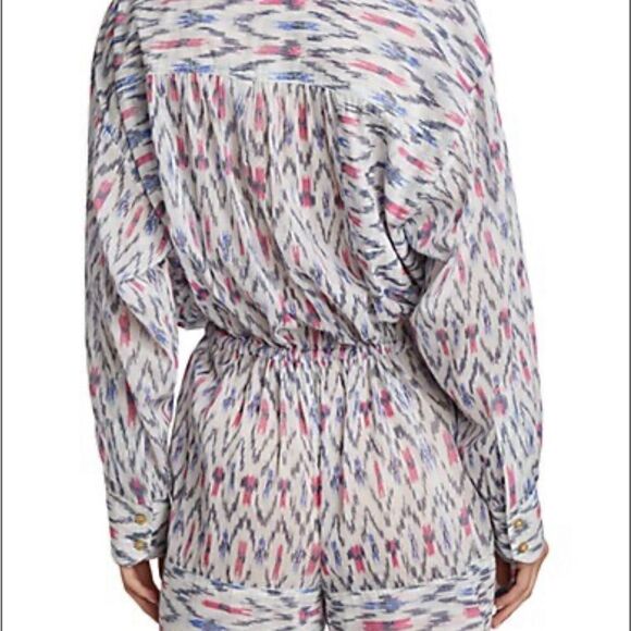Isabel Marant Etoile Lehana Ikat Romper - Picture 2 of 9